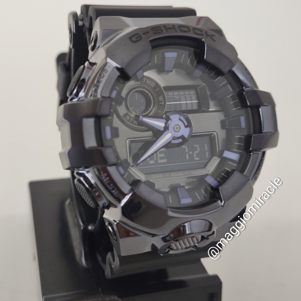 Dark Elegance G-Shock King of G Steel Ion Plated Bezel